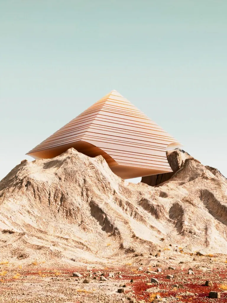 Alicia Keys Desert Pyramid